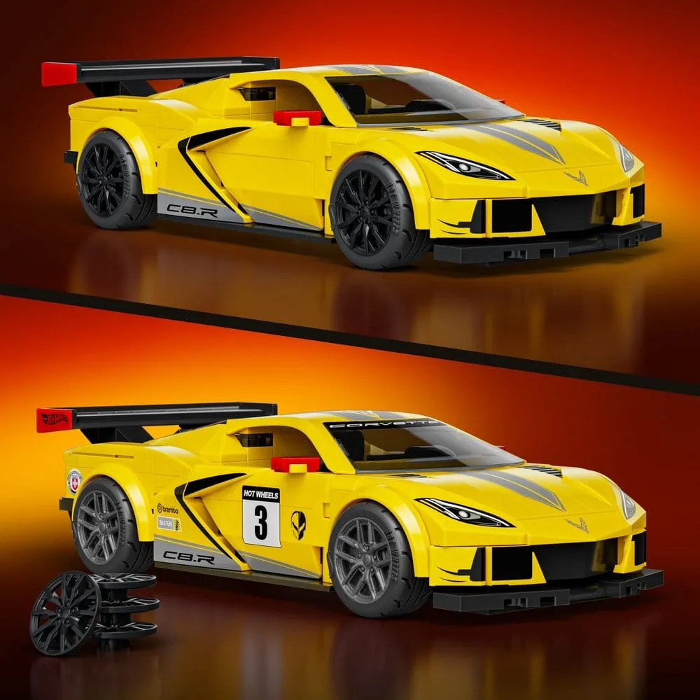 Hot Wheels Building Set – Mattel Brick Shop Corvette C8.R 1:32 3