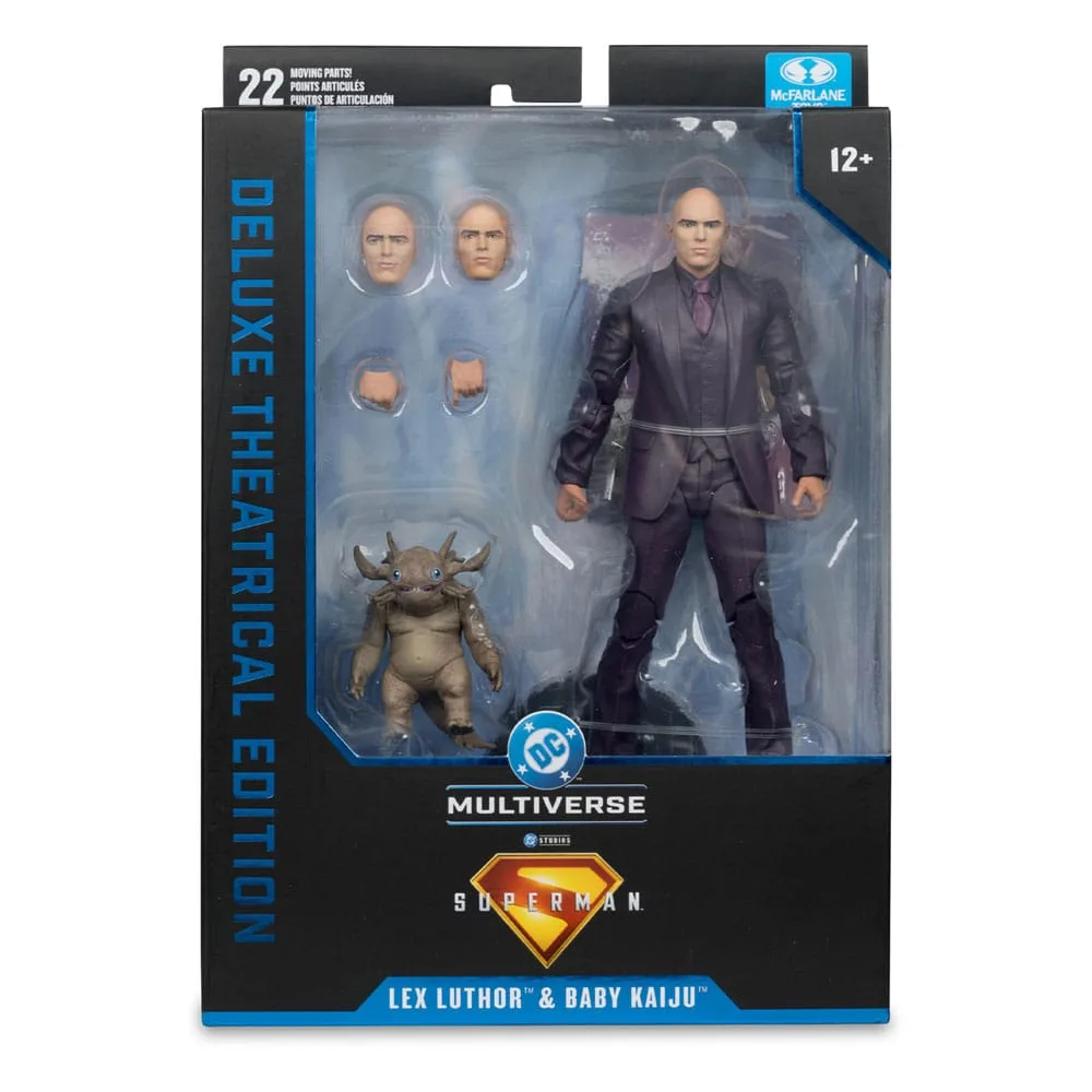 Superman (2025) Action Figure – Lex Luthor with Baby Kaiju 18 cm 7
