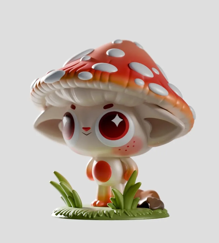 Capkins Mini Figures – Series 1 Blind Box Display of 6 7 cm 3