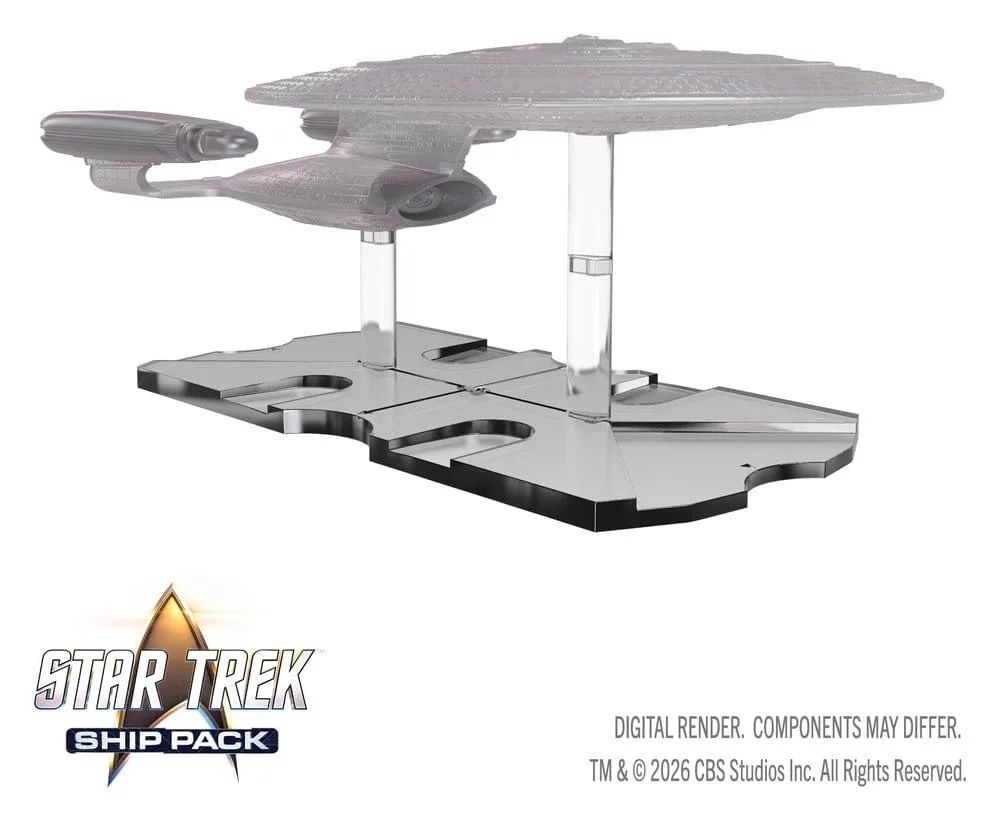 Star Trek Ship Miniature – Enterprise-D 60th Anniversary 22 cm 4