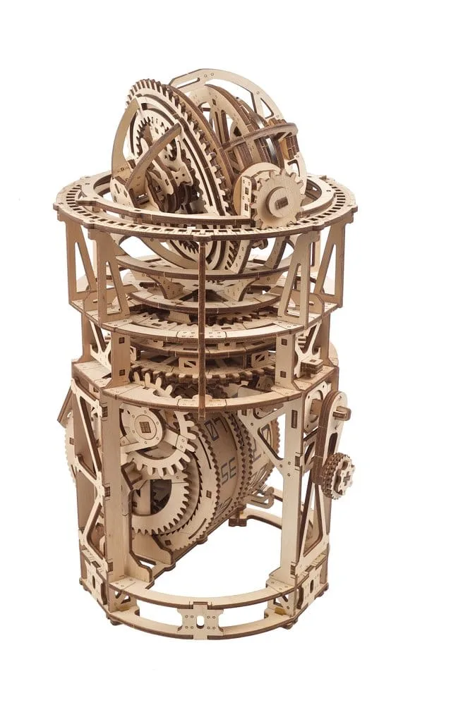 Ugears Wooden Model Kit – Sky Watcher Tourbillon Table Clock 13