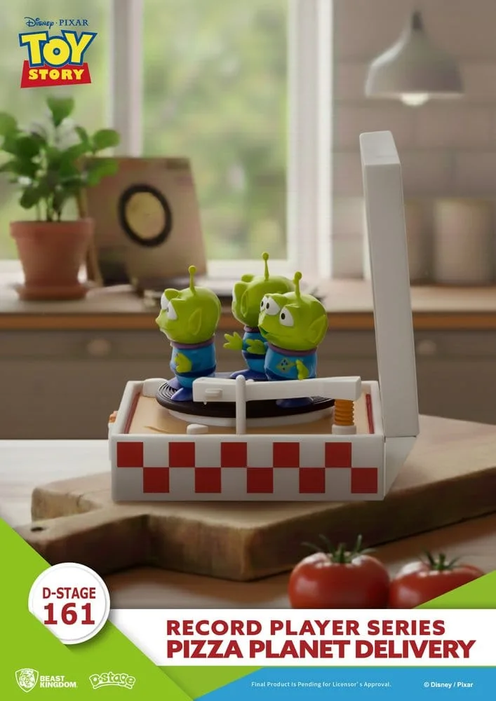 Toy Story PVC Figure – Pizza Planet Delivery Record Player 12 cm 5