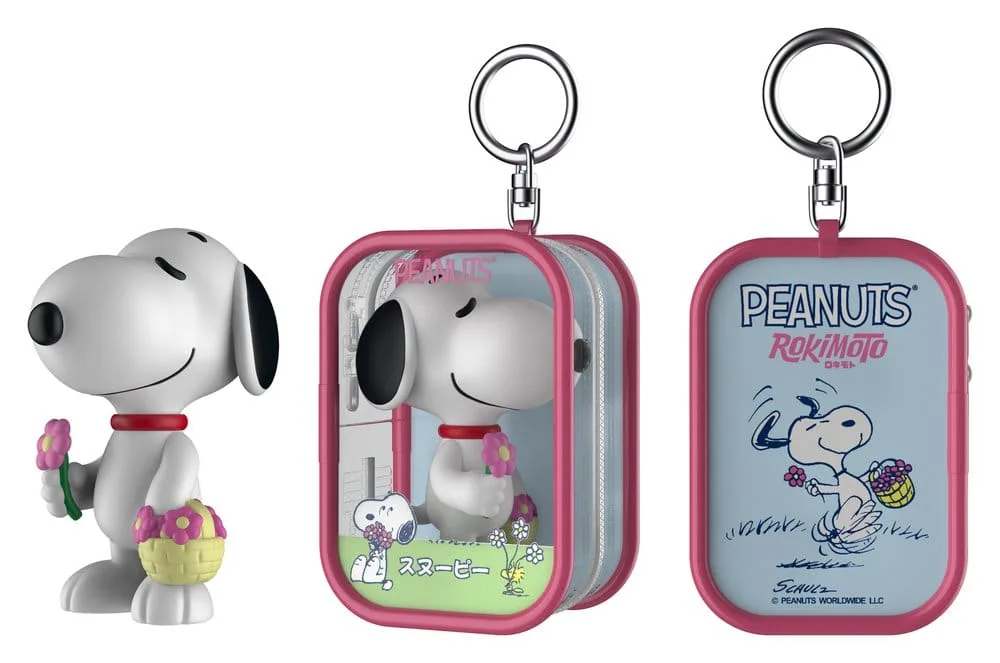 Peanuts sleutelhangeretuis – Snoopy Series 1 display van 12 2