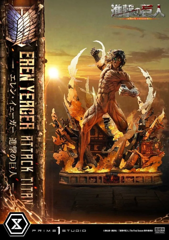 Attack on Titan Statue – Eren Yeager Attack Titan Bonus Version 81 cm 8