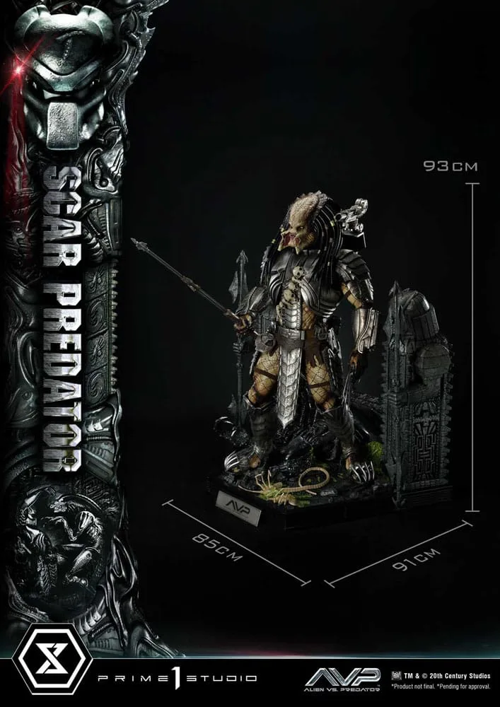 Alien vs Predator Statue – Scar Predator 1/3 93 cm 10