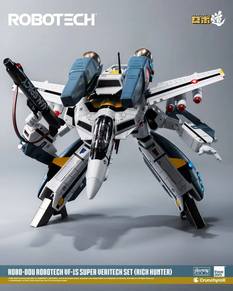 Robotech Action Figure – VF-1S Super Veritech Rick Hunter 20 cm 24