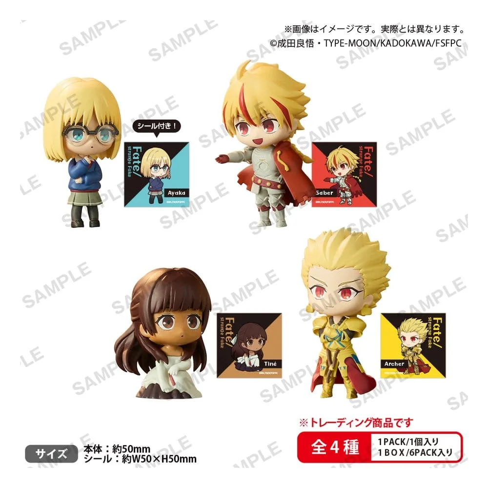 Fate/strange Fake Mini Figures – The Box Rich Blind Box Display of 6