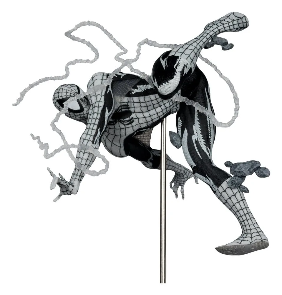 Marvel PVC Statue – Spider-Man Line Art Gold Label 17.2 cm 3