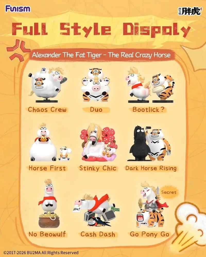Alexander the Fat Tiger Minifiguren – Real Crazy Horse 8er 7–12 cm 9