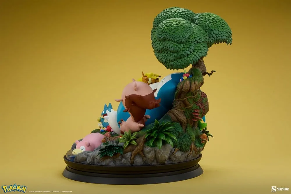 Pokémon Diorama – Snorlax Picnic Scene 33 cm 10