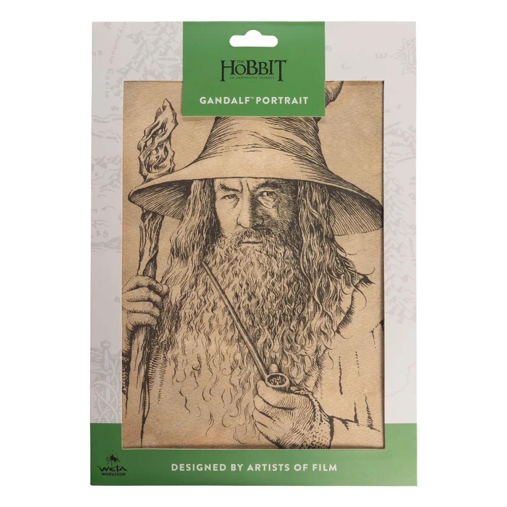 The Hobbit Art Print – Gandalf the Grey Portrait 21 x 28 cm 2