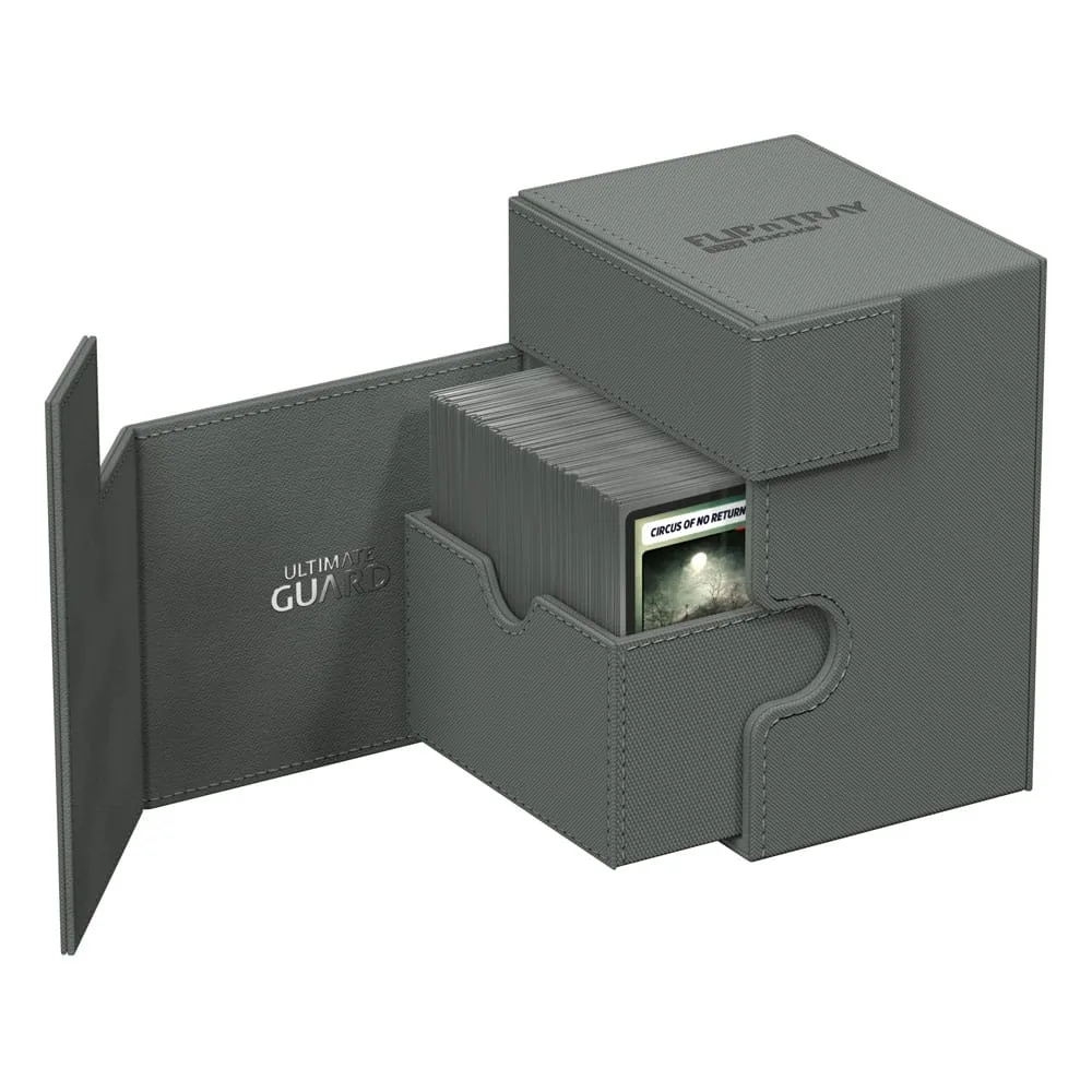Ultimate Guard Deck Box – Grey Flip’n’Tray 133+ Xenoskin 3