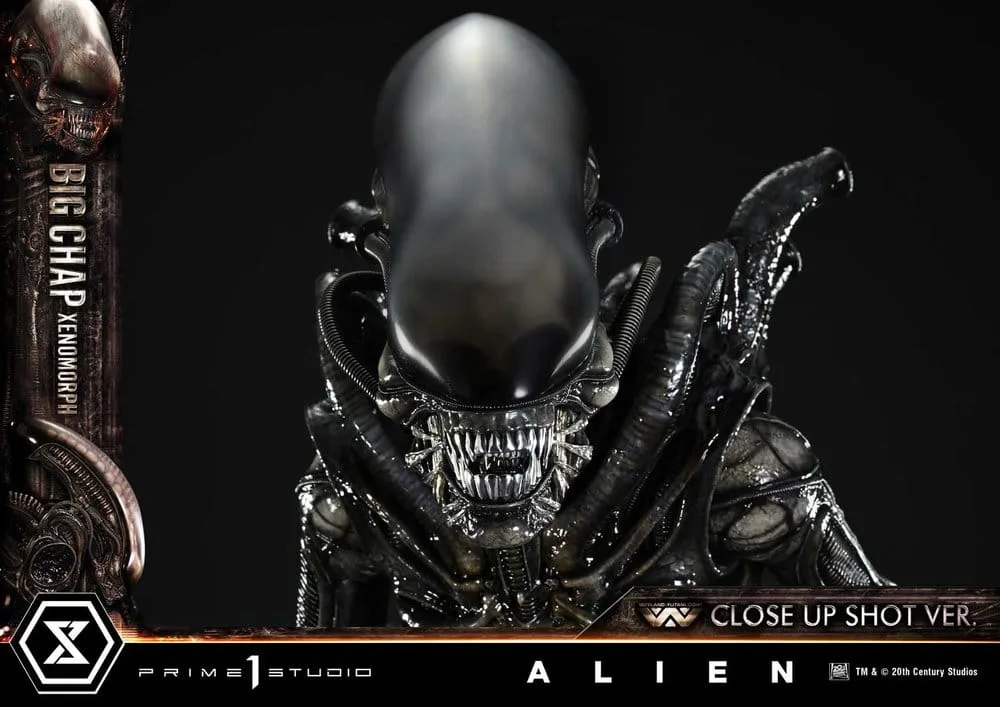 Alien Statue – Big Chap Xenomorph Close Up Shot 100 cm 12