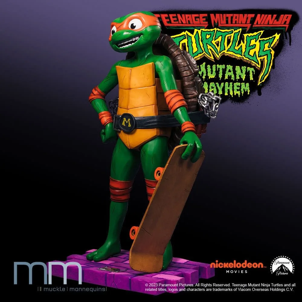 TMNT Mutant Mayhem Life-Size Statue – Michelangelo 162 cm 3