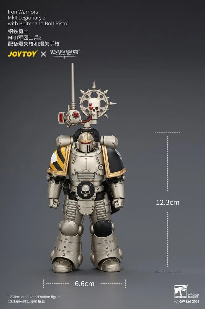 Warhammer Action Figure – Iron Warriors MkII Legionary 2 12.3 cm 14