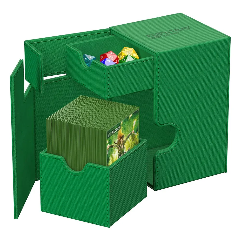 Ultimate Guard Deck Box – Flip’n’Tray 100+ Xenoskin Green 5