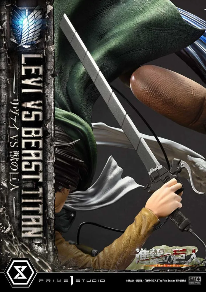 Attack on Titan Statue – Levi Versus Beast Titan 73 cm 20