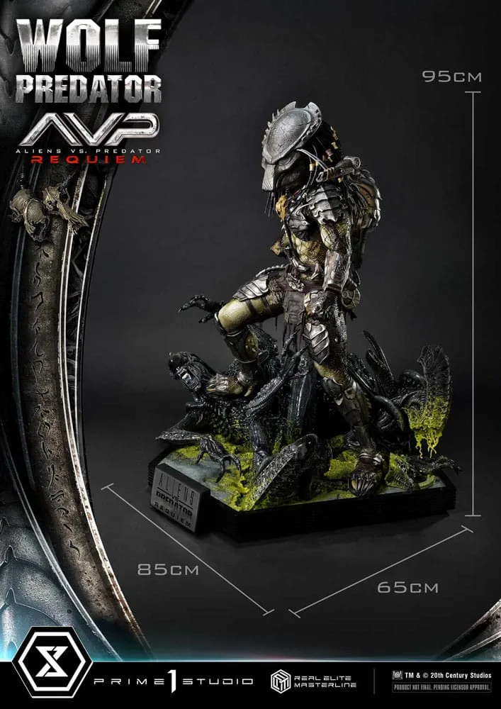 Aliens vs. Predator Requiem Statue – Wolf Predator 1/3 95 cm 11