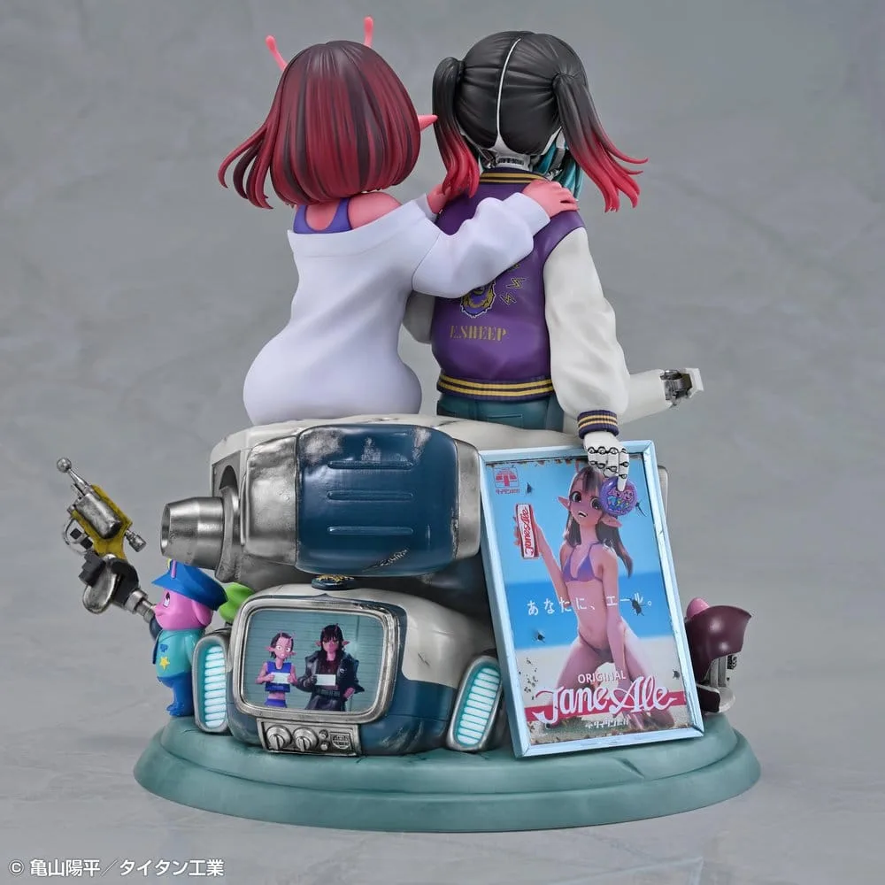 Milky Subway Figurenset – Chiharu und Makina 18 cm 10