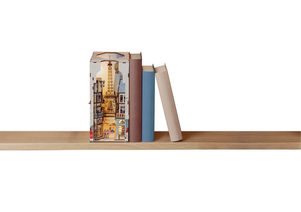 Paris Book Nook Diorama Kit – Tiny Adventures 23 cm 13