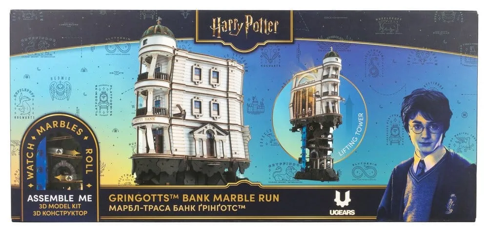Harry Potter Wooden Model Kit – Gringotts Bank Marble Run 25