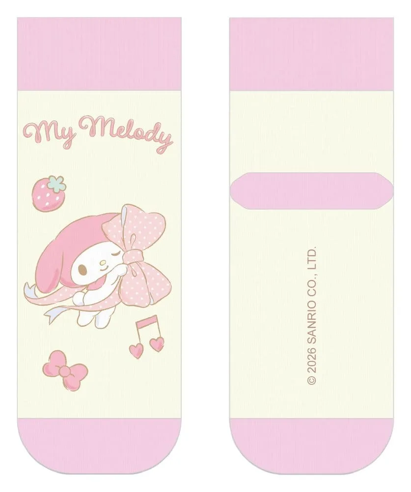 Sanrio Short Socks – My Melody Big Ribbon Size 36-40 3