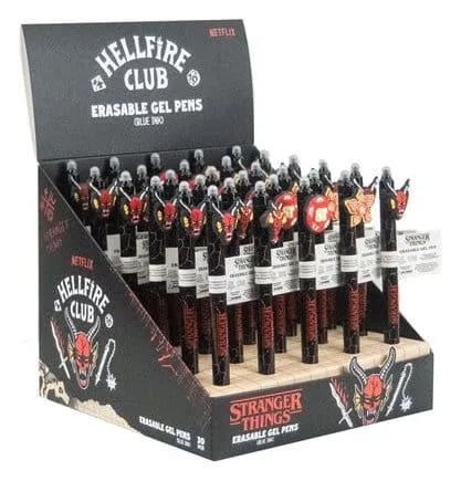 Stranger Things Uitwisbare Gelpennen – Hellfire Club 30 stuks 2