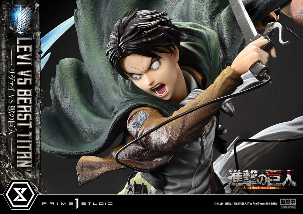 Attack on Titan Statue – Levi Versus Beast Titan 73 cm 22