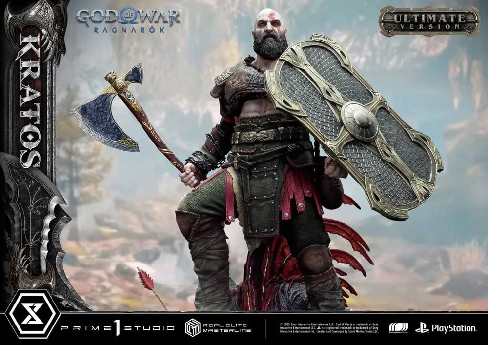 God of War Ragnarok Statue – Kratos Ultimate Bonus 95 cm 9