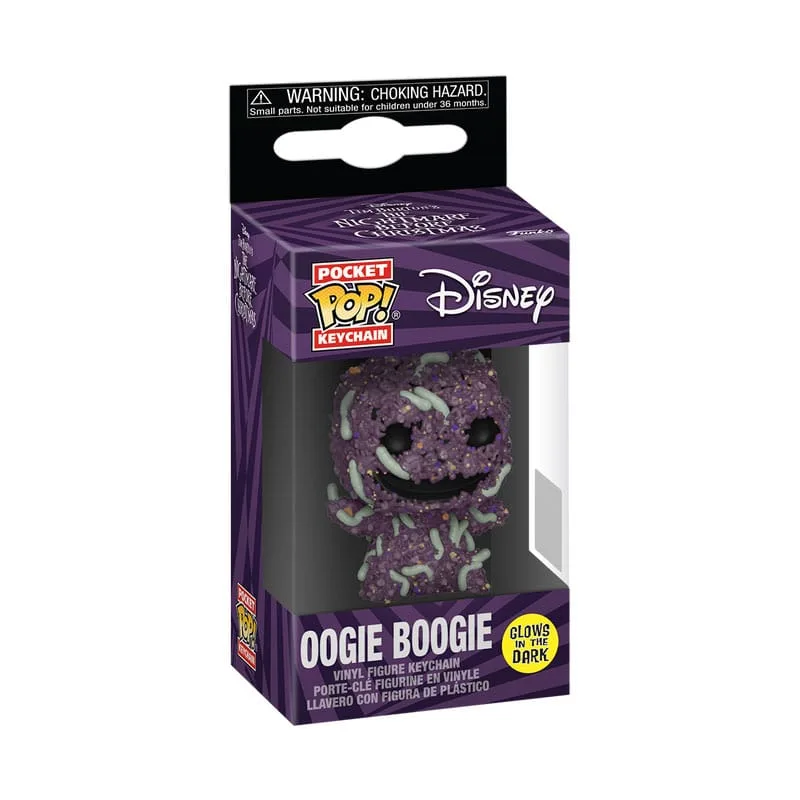 Nightmare Before Christmas Keychain Display – Oogie Bugs 12 Pack 4 cm 2