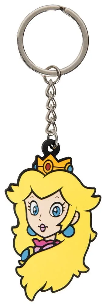 Super Mario PVC Keychain – Princess Peach 6 cm