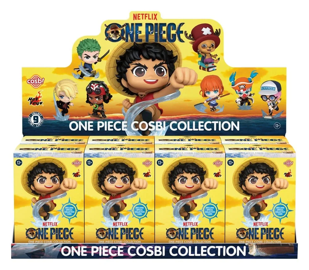 One Piece Cosbi Mini Figures – Blind Box Display of 8 8 cm 4
