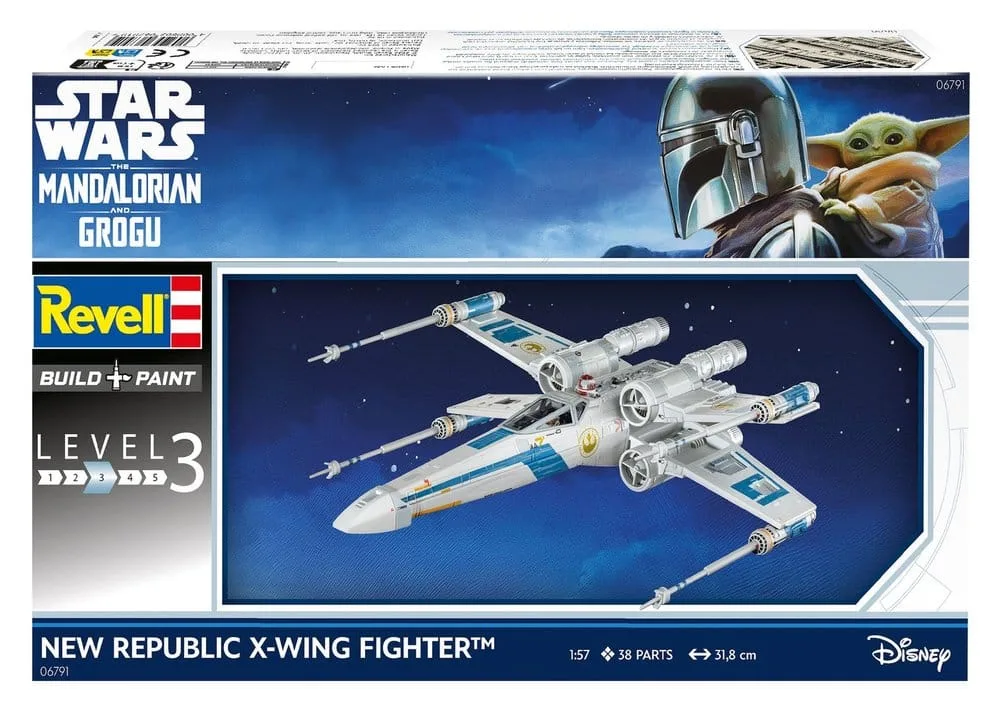 Star Wars Model Kit – New Republic X-Wing Fighter 1/57 21.8 cm 10