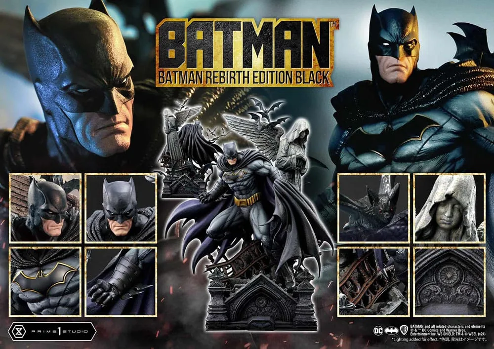 Batman Statue – Rebirth Black Edition 1/4 Scale 71 cm 2