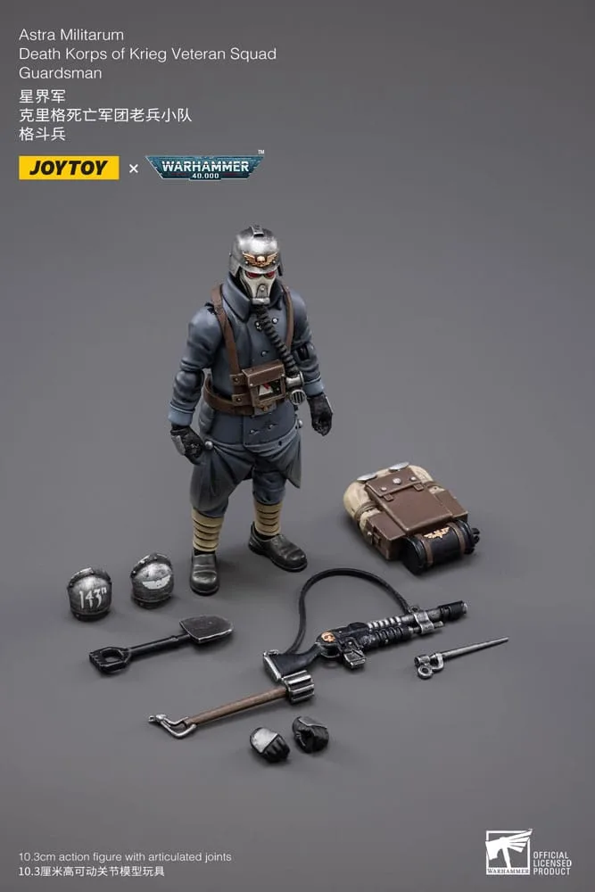 Warhammer 40k Action Figure – Krieg Veteran Guardsman 1/18 11 cm 3