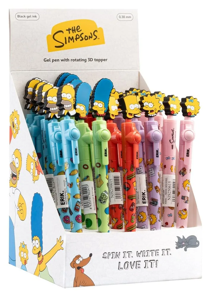 The Simpsons Pen Display – 25 Rotating Character Toppers 2