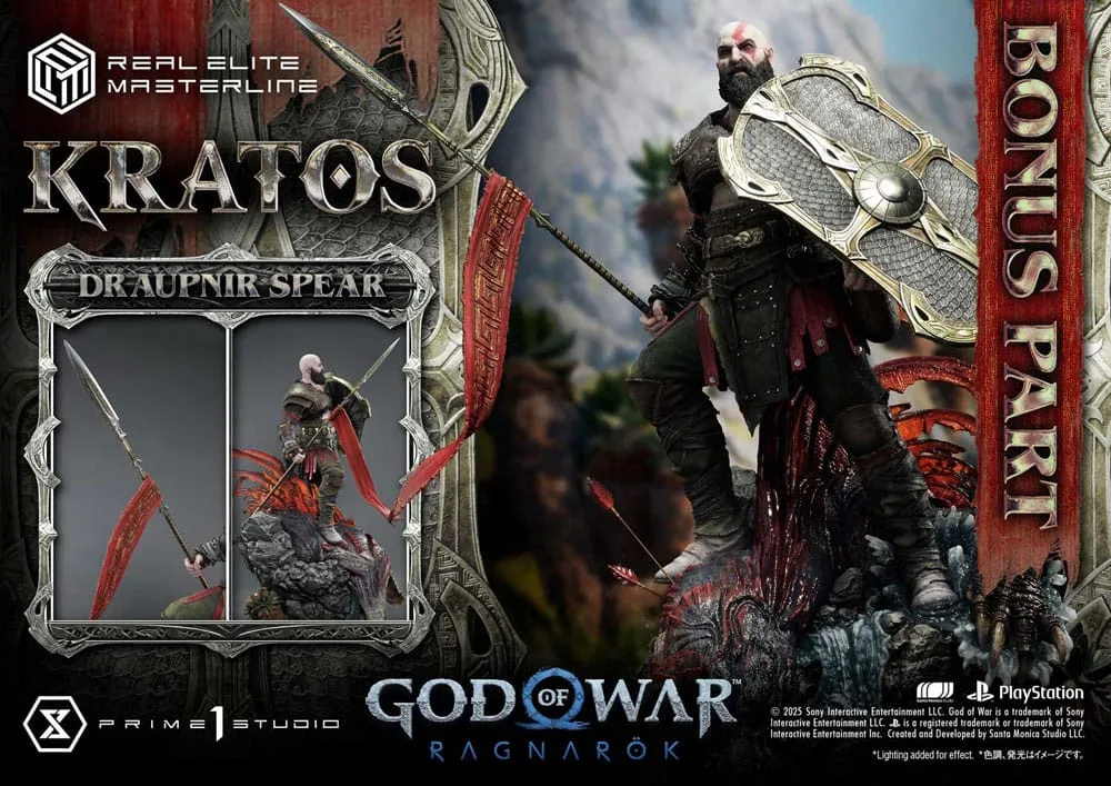 God of War Ragnarok Statue – Kratos Ultimate Bonus 95 cm 2