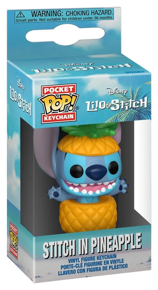 Lilo & Stitch Vinyl Keychains – Pineapple Stitch Display of 12 4 cm 2