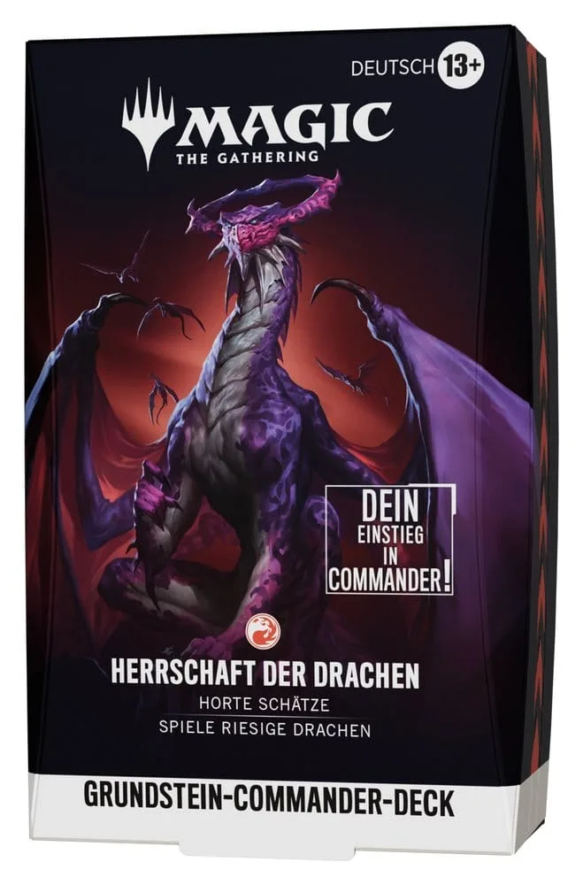 Magic the Gathering Commander Deck Case – 5 Decks German 5