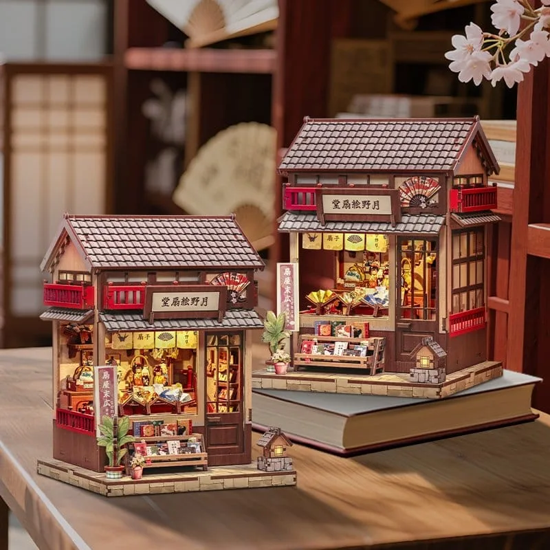 Miniatuurhuisje Bouwpakket – Tsukino Eogi-dou 19 x 14 cm 16