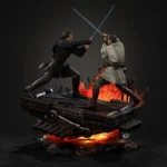 Star Wars Statue – Anakin vs. Obi-Wan mit Beleuchtung 34 cm 2
