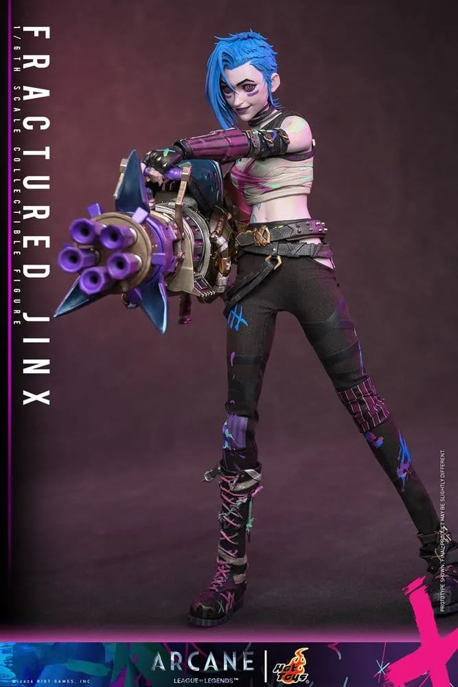 Arcane Action Figure – Fractured Jinx 1/6 28 cm 16