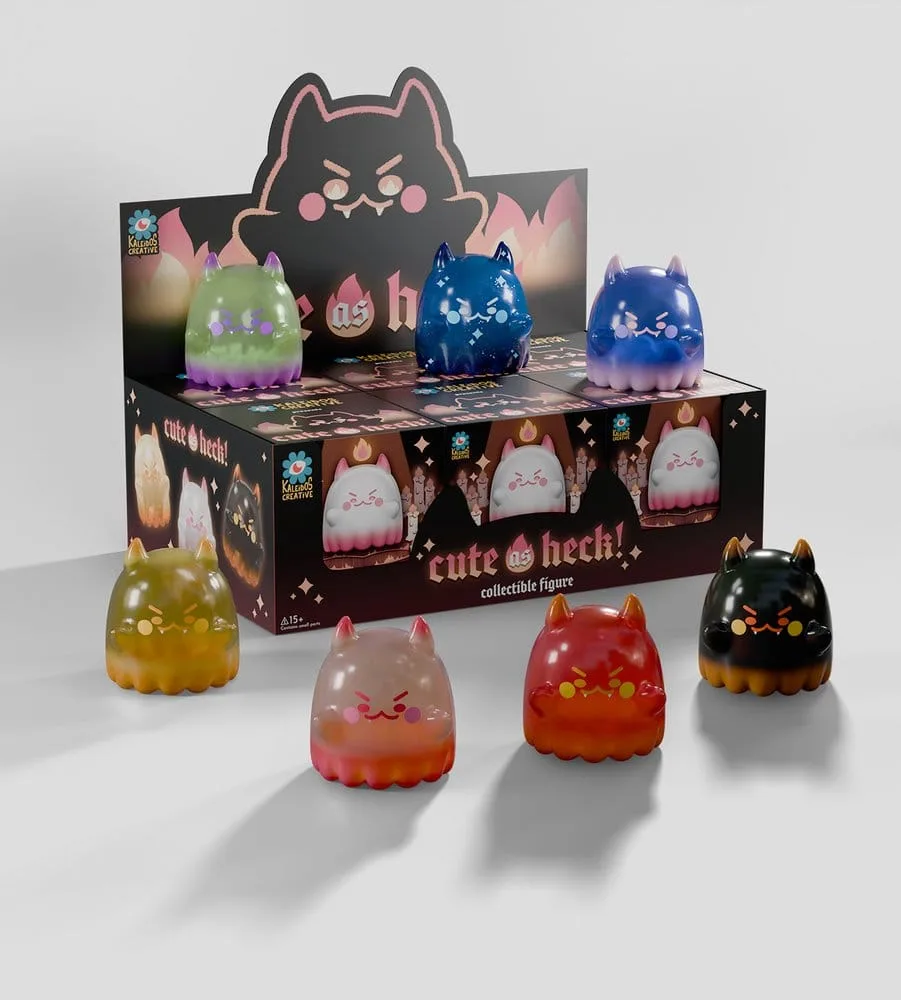 Cute As Heck Mini Figures – Series 1 Blind Box Display of 6 9 cm 10