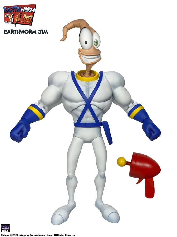 Earthworm Jim Action Figure – Wave 1 with Snot 15 cm 17