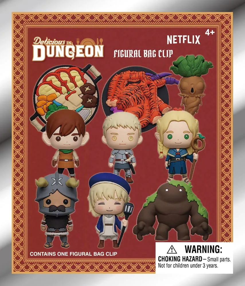 Delicious in Dungeon Bag Clips – Series 1 Display of 24 2