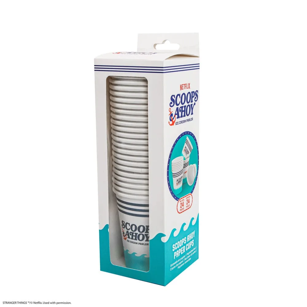 Stranger Things Paper Cups – Scoops Ahoy Set of 24 6