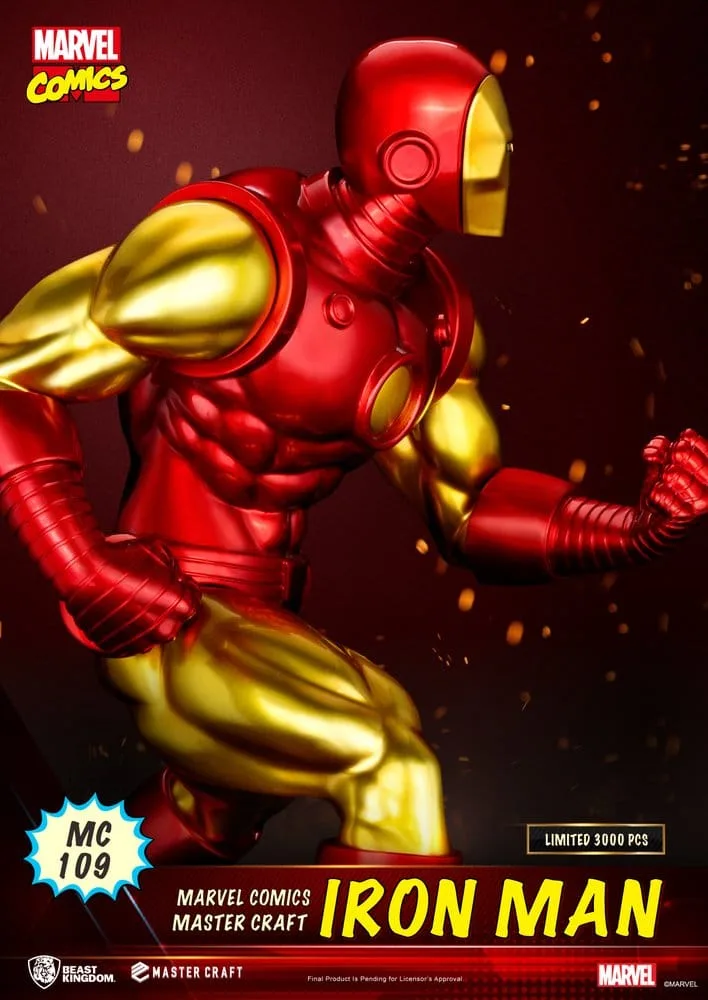 Marvel Comics Statue – Master Craft Iron Man 29 cm 5