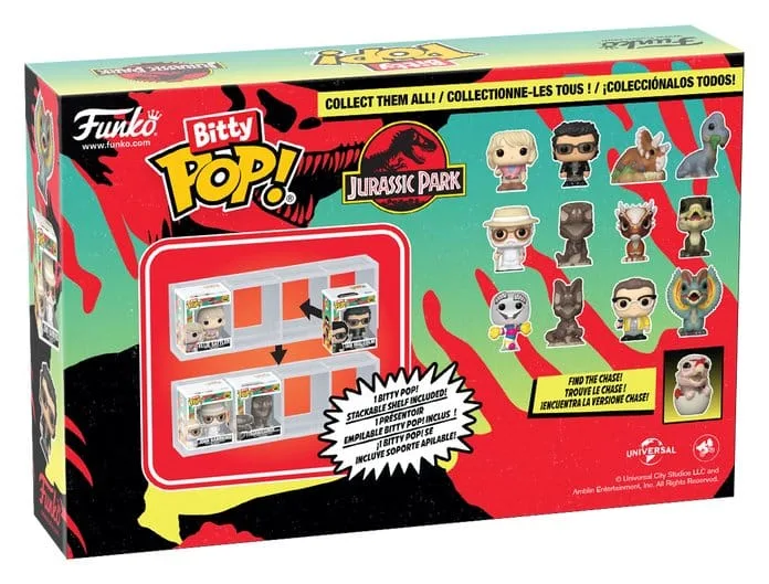 Jurassic Park Vinyl Figures – Mr. DNA Bitty Pop! 4-Pack 2.5 cm 3
