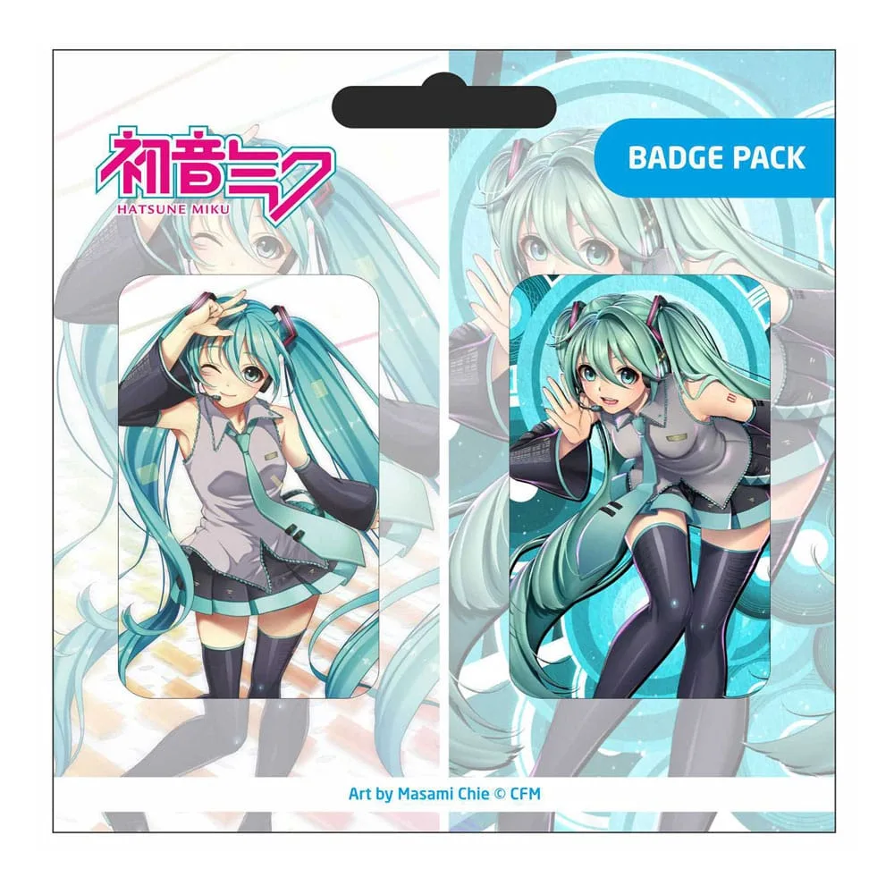 Hatsune Miku Pin Badges – Set D 2-Pack