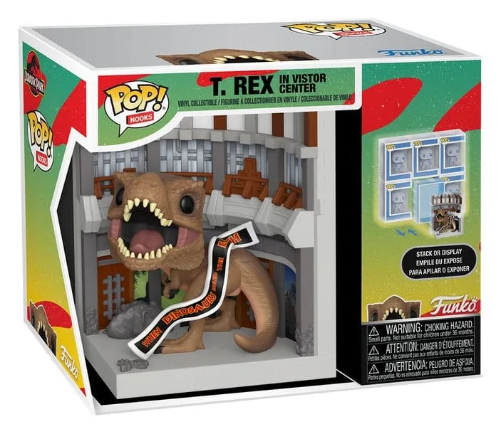 Jurassic Park POP Nooks Diorama – Visitor’s Center 16 cm 2